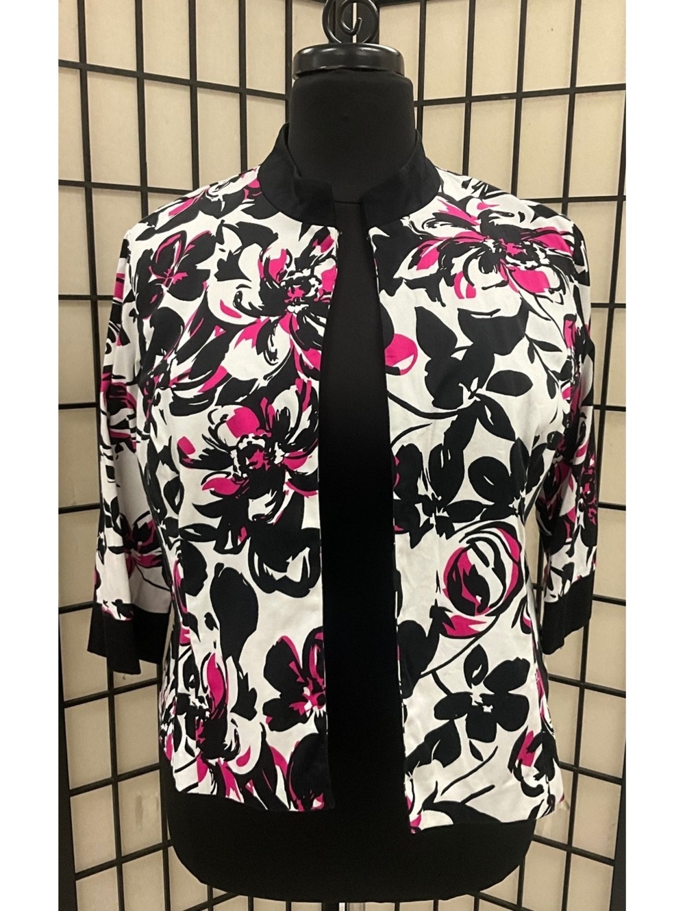 Floral Print Dana Kay Plus Size Jacket
